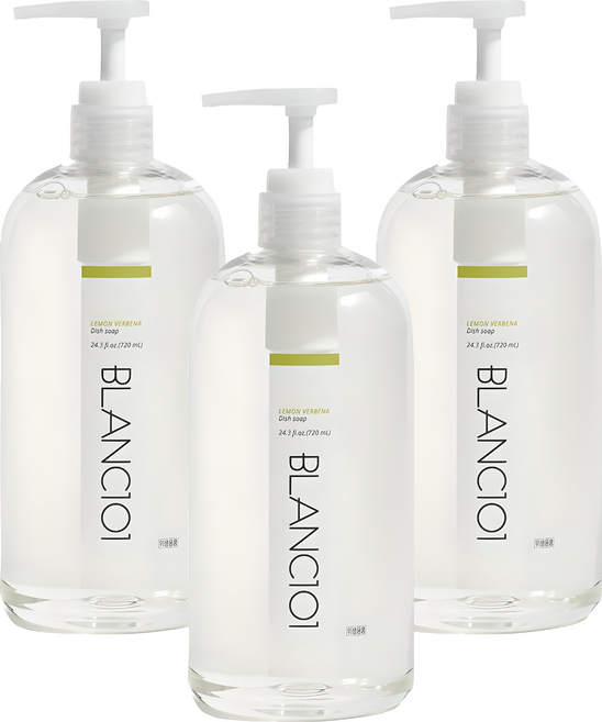 블랑101 주방세제 레몬버베나향, 720ml, 3개