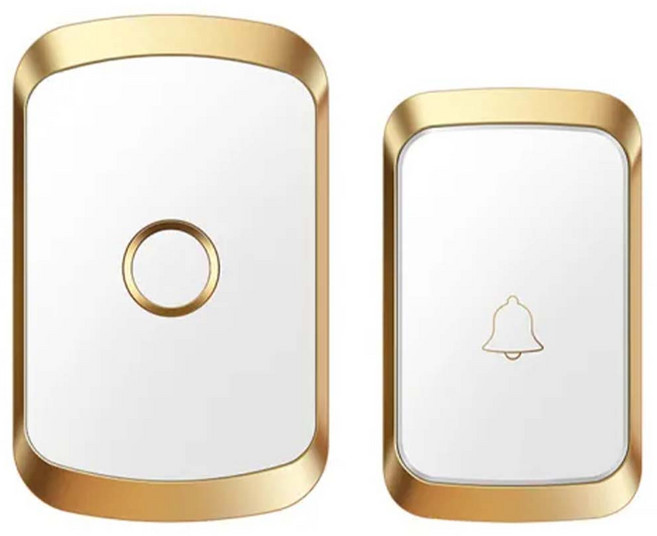 免打孔遠距離無線門鈴 顏色隨機, 1個