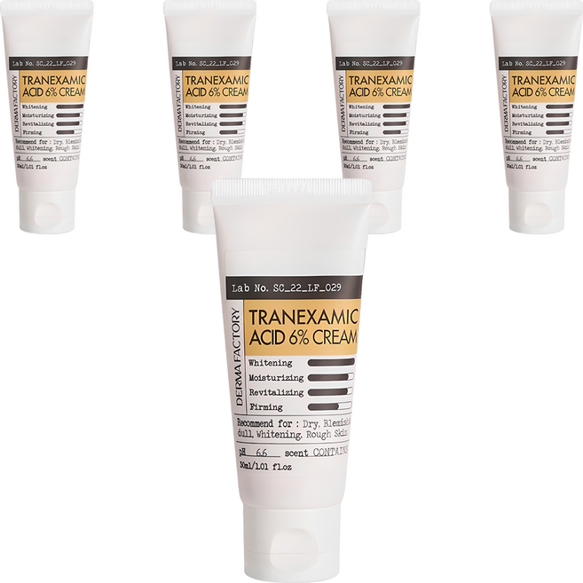 더마팩토리 트라넥삼산 6% 크림, 30ml, 5개