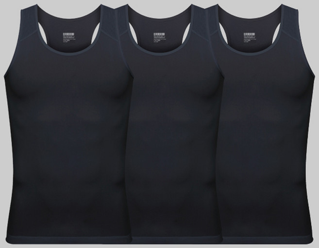 엠알주니어 남아용 에어쿨 레이서백 학생 런닝 3p