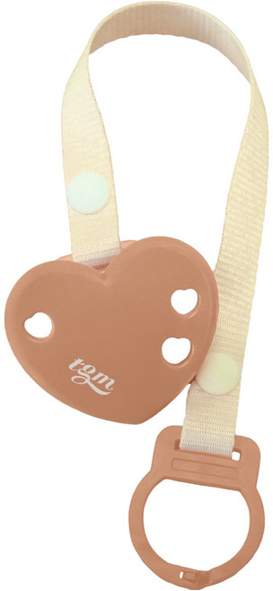 티지엠 하티 멀티 홀더 노리개 쪽쪽이, 노꼭지, 탠브라운, 1개