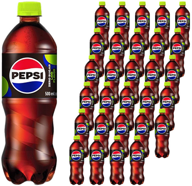 펩시 제로 슈거 라임향, 500ml, 36개