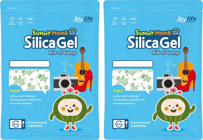 쨍하고해뜰집 실리카겔 제습제 본품, 110g, 2개