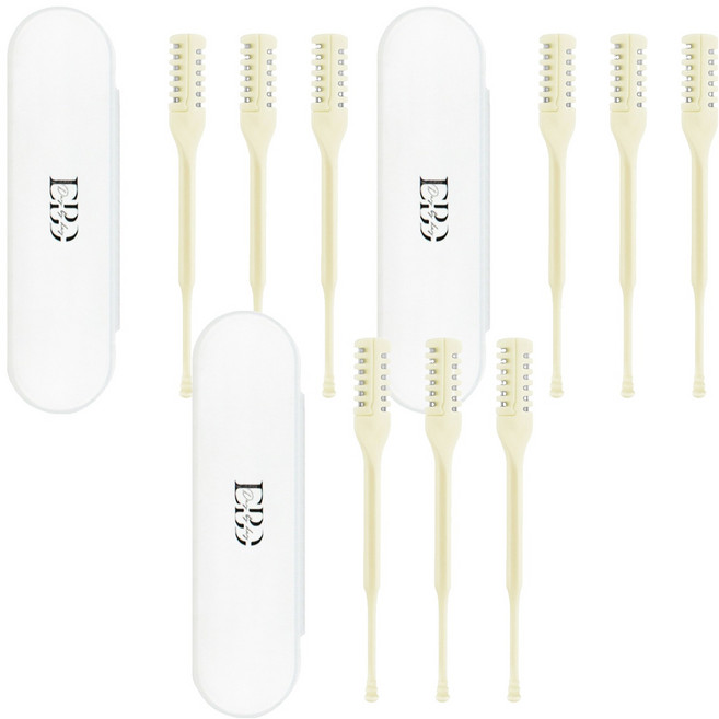 Daybyday 양날 코털 정리기, 9개, 아이보리