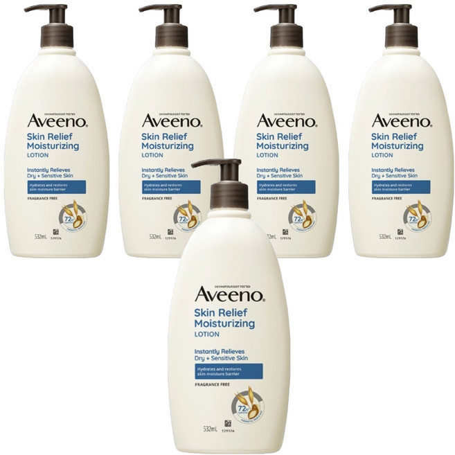 NEW 아비노 스킨 릴리프 로션, 532ml, 5개