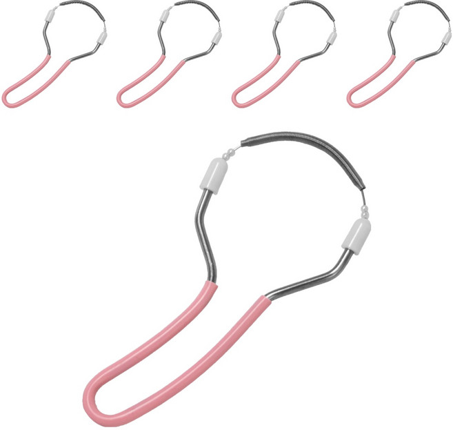 굿굿샵 얼굴 잔털 제거기 핑크, 5개, 1개입