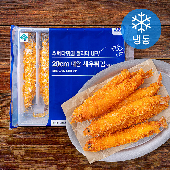 갈란트 20 cm 대왕 새우튀김 60g x 6개입 (냉동), 360g, 1개