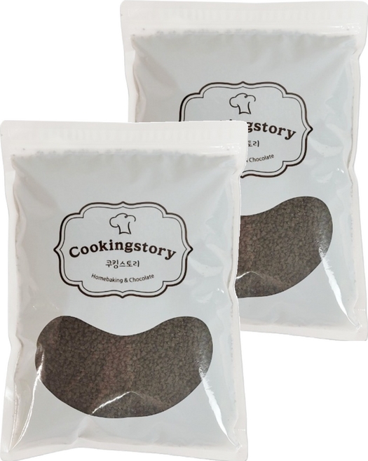 Cookingstory 巧克力脆片, 1kg, 2個
