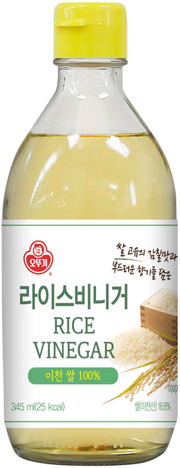 오뚜기 라이스비니거, 1개, 345ml