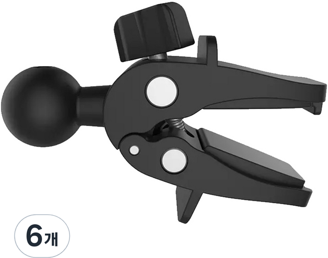 옵시디언 차량용 송풍구 핸드폰 태블릿 거치대 클램프마운트 CT-H34, 6개