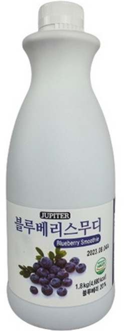 쥬피터 블루베리 스무디, 1.8kg, 1개