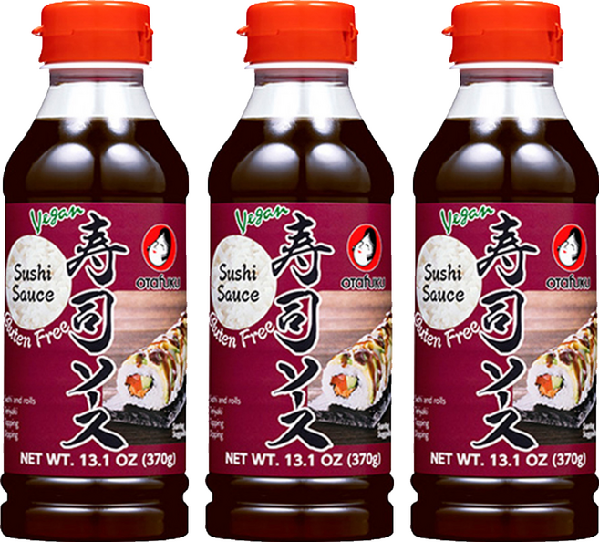 오타후쿠 스시 초밥용 소스 비건, 370g, 3개