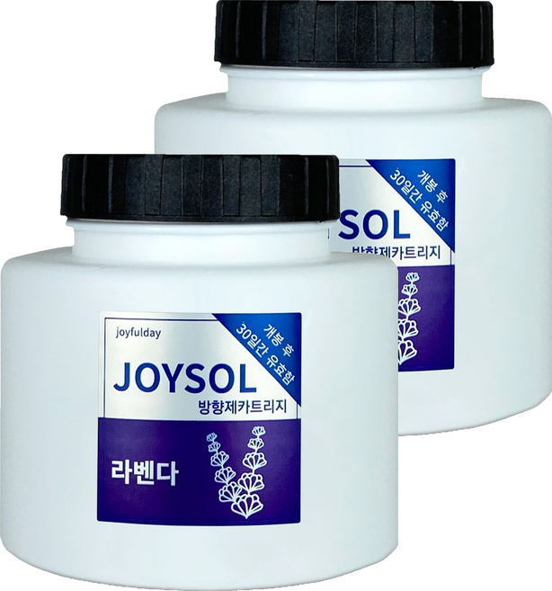 기분좋은날 방향제 카트리지 리필 대, 240g, 2개, 라벤다