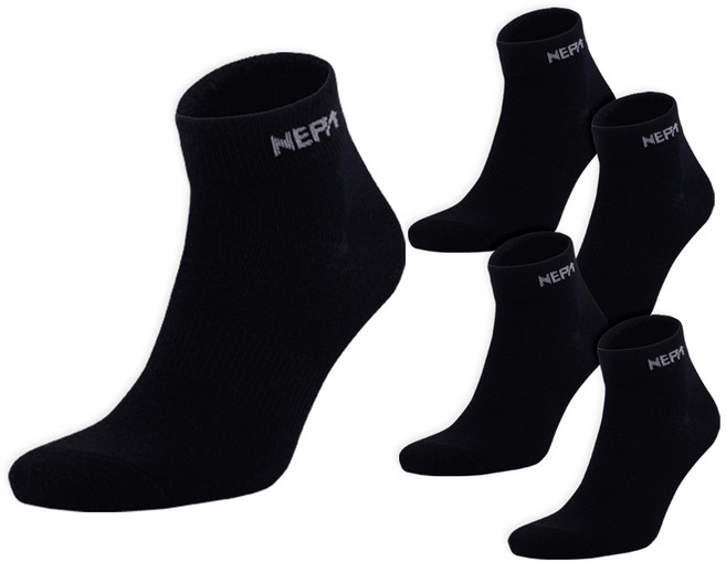 NEPA Hoafrost 短襪 5雙, 黑色