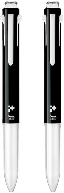 Pentel 飛龍文具 i plus 五色筆, 黑, 2支