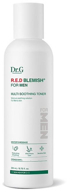 닥터지 레드 블레미쉬 포 맨 멀티 수딩 토너, 200ml, 1개