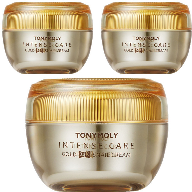 토니모리 인텐스케어 골드 24K 스네일 크림, 45ml, 3개