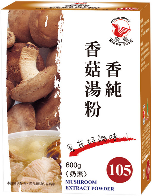 飛馬 香純香菇湯粉, 600g, 1盒