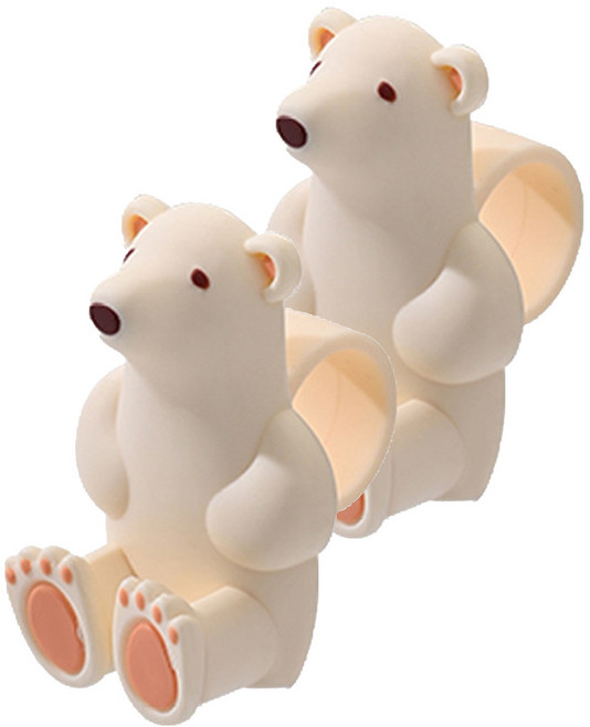 인뮤즈 방문 문콕 방지 도어 쿠션, 2개, 아이스크림화이트