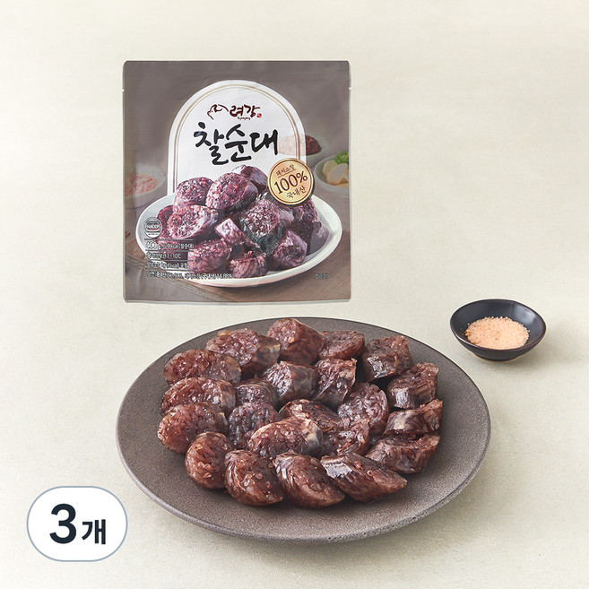 려강 찰순대, 400g, 3개