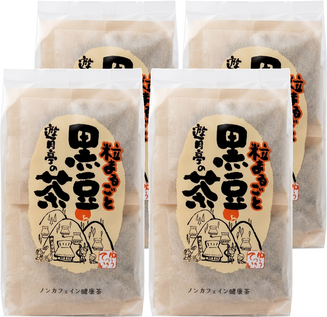 山武 遊月村黑豆茶茶包, 12g, 10包, 4袋
