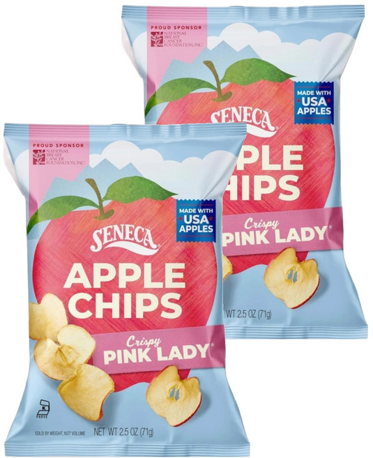 Seneca 粉紅佳人蘋果脆片, 2包, 71g