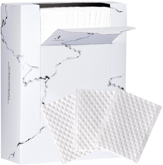 크리스마 3코튼 엠보 화장솜, 500개입, 1개