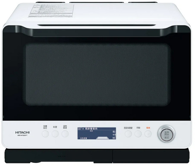 HITACHI 日立 過熱水蒸氣烘烤微波爐 珍珠白 30L, MROW1000YT-W