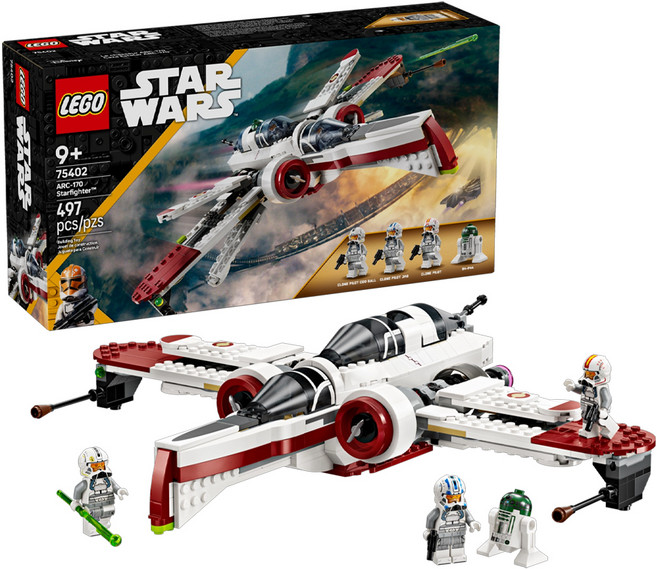 LEGO 75402 SW-ARC-170 星際戰機 9歲以上 497片, GREEN, 1盒