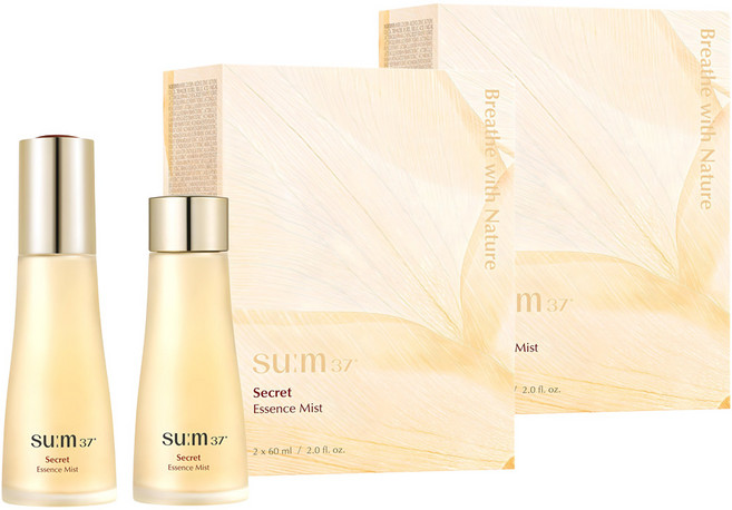 숨37도 시크릿 에센스 미스트, 60ml, 4개