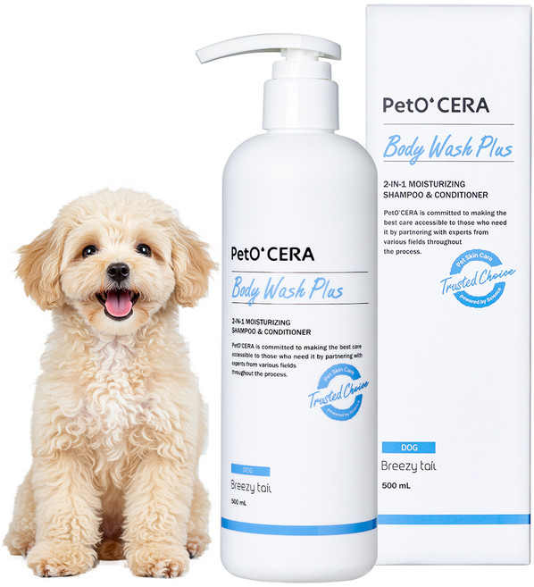 페토세라 저자극 강아지 바디워시 플러스, 500ml, 1개입, 1개