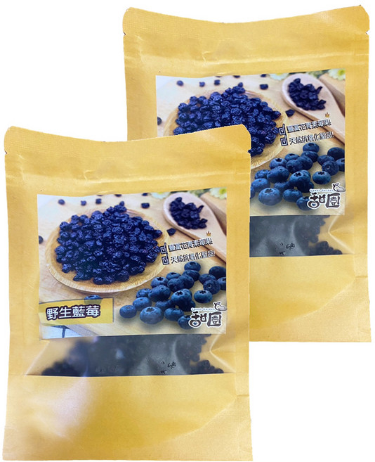 甜園 野生藍莓乾, 60g, 2個