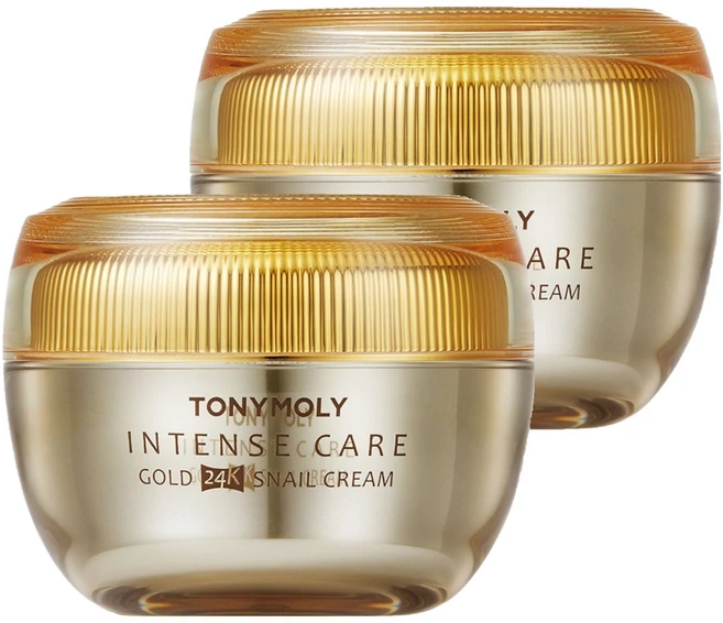 토니모리 인텐스케어 골드 24K 스네일 크림, 45ml, 2개 - 쿠팡