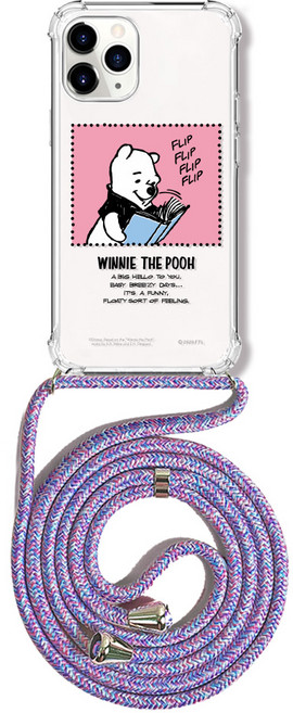 디즈니 곰돌이 푸 목걸이 휴대폰 케이스