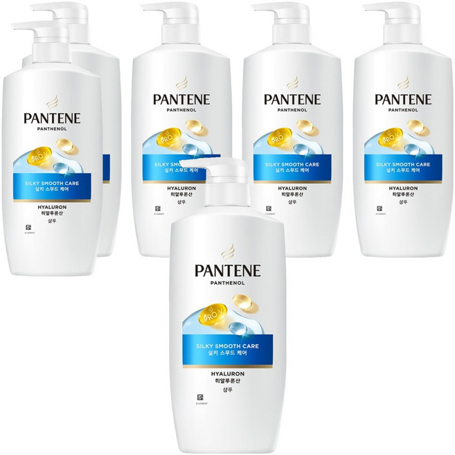 PANTENE 潘婷 絲滑柔順修護洗髮乳, 750ml, 6個