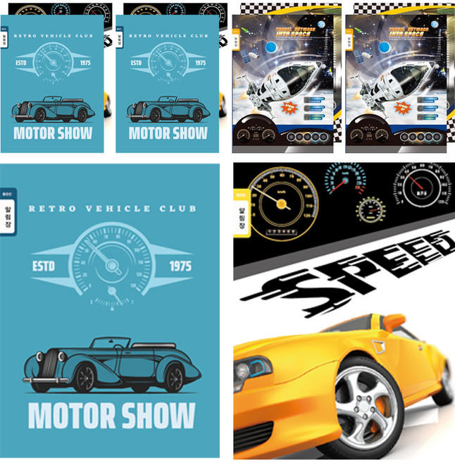 영아트 알림장 좁은칸 남아용 24매, 랜덤 발송, 10개