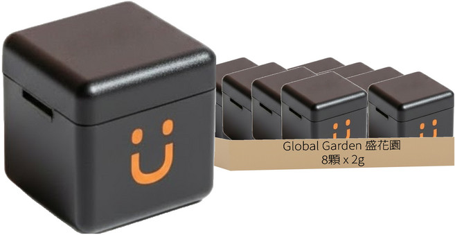 Global Garden 盛花園 Coffeehead 超方塊 美式中烘快飲系列 即溶咖啡, 8顆, 2g, 1盒