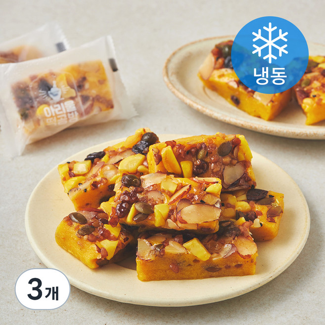 아리울떡공방 오늘 하루 호박영양찰떡 9개입 (냉동), 400g, 1개입, 3개