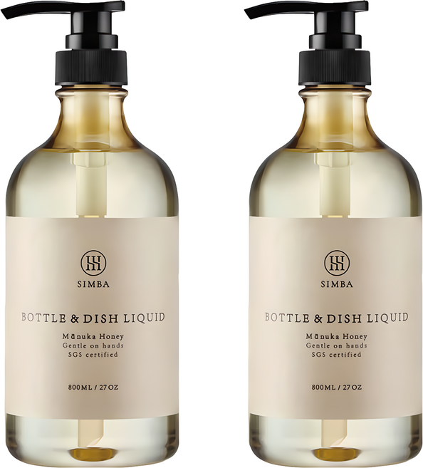 Simba 小獅王辛巴 高分解酵素奶瓶清潔劑, 800ml, 2瓶