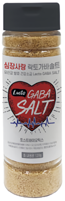 유산균으로 발효하고 가바가 함유된 락토가바솔트 병, 120g, 1개