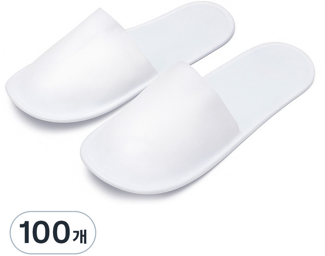 라이프란스 일회용 개별포장 실내화, 화이트, 100개