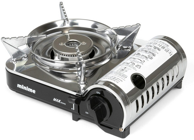 맥선맥스 휴대용 미니 가스렌지 버너, 혼합 색상, 1개