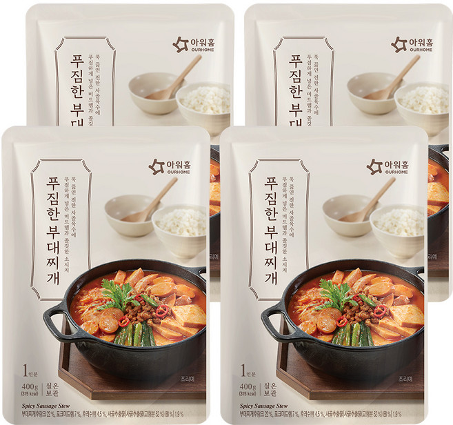 OURHOME 愛味弘 部隊鍋, 400g, 4包