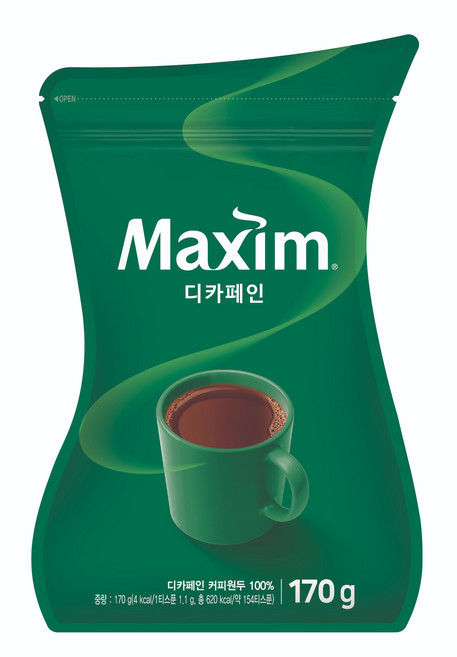 맥심 디카페인 원두커피믹스, 170g, 1개입, 1개