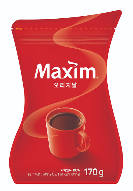 맥심 오리지날 커피, 170g, 1개입, 1개