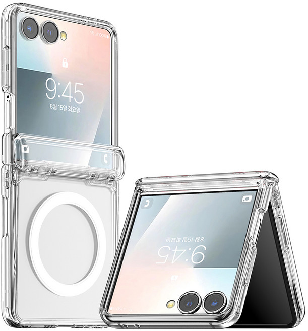 케이맥스 맥세이프 오토 힌지 가드 클리어핏 휴대폰 케이스