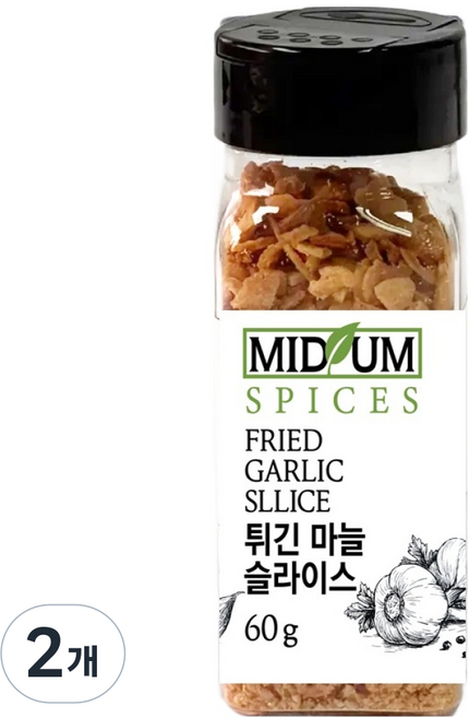 미드움애 튀긴 마늘 슬라이스, 60g, 2개