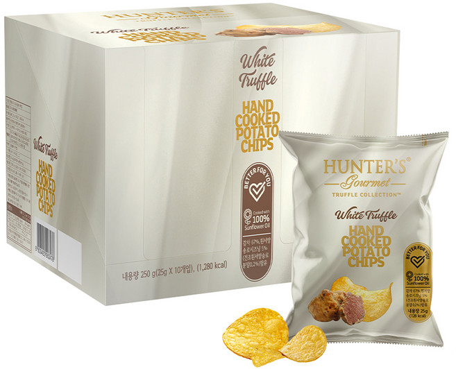 헌터스고메 화이트트러플 포테이토칩, 250g, 1개