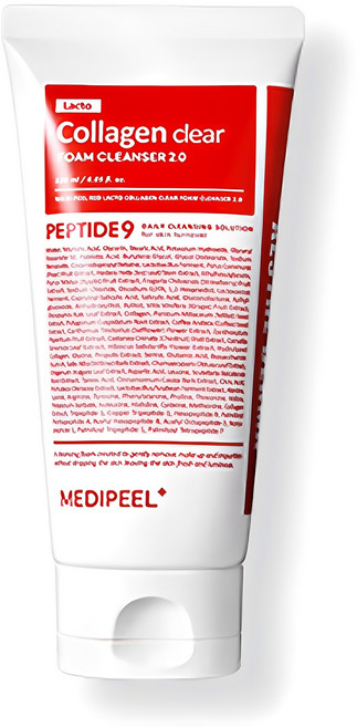 메디필 레드 락토 콜라겐 클리어 폼 클렌저 2.0, 120ml, 1개