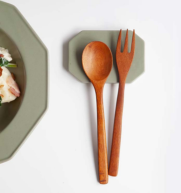 니코트 우드 파스타 스푼포크세트, 스푼 + 포크